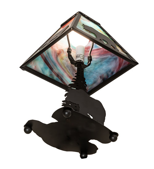 15" High Lone Bear Accent Lamp