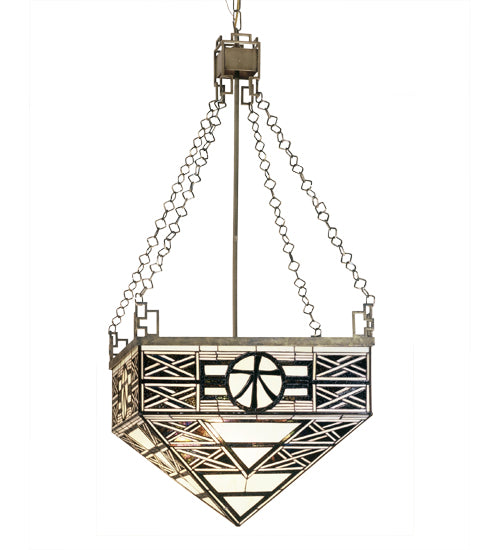 21" Square Shu Inverted Pendant