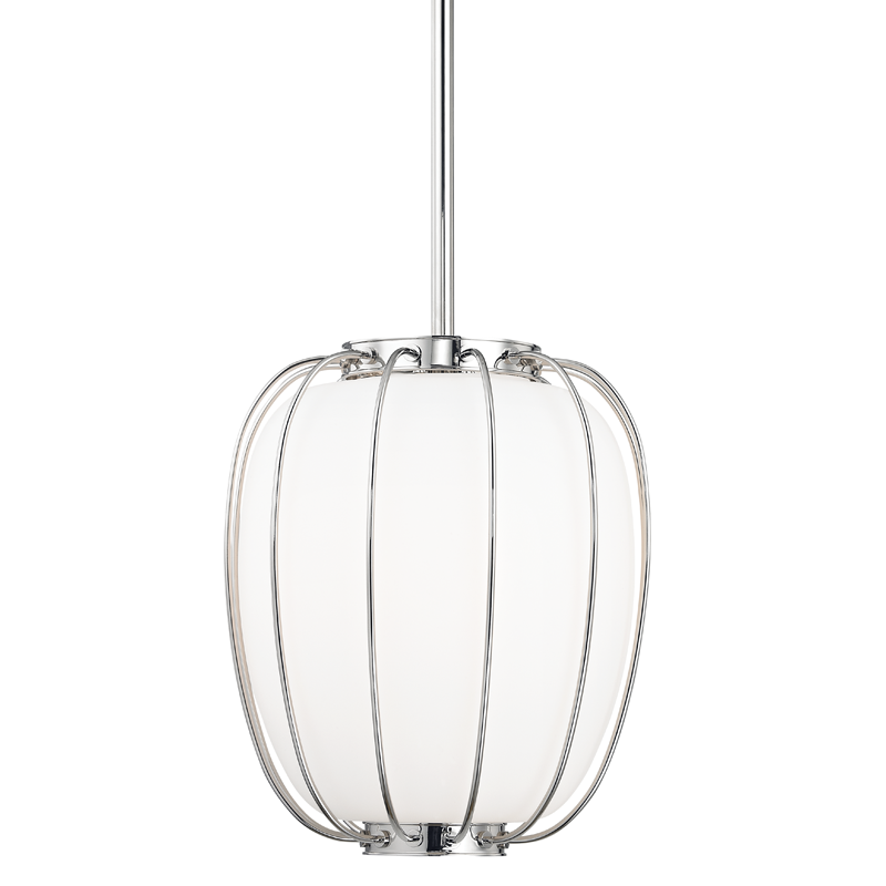 Ephron Pendant 19" - Polished Nickel