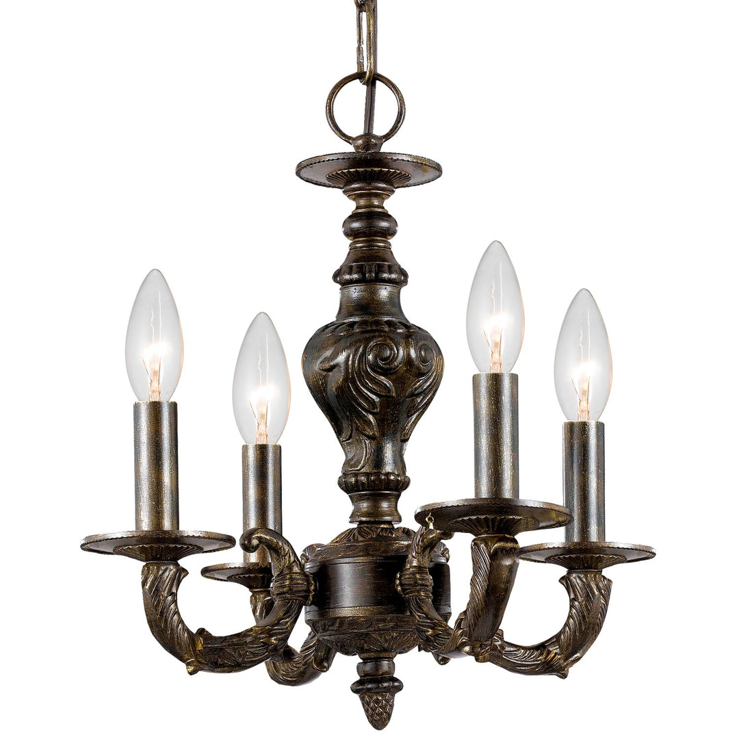 Paris Market 4 Light Antique White Mini Chandelier