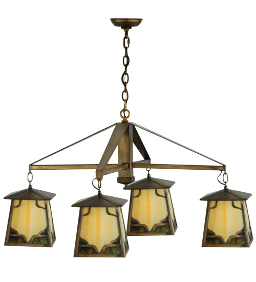 41"W Kirkpatrick 4 Lt Chandelier