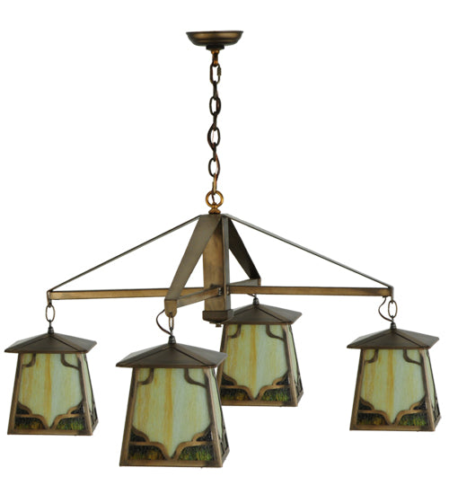 41"W Kirkpatrick 4 Lt Chandelier