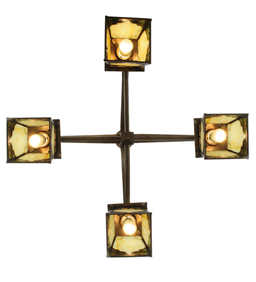 41"W Kirkpatrick 4 Lt Chandelier