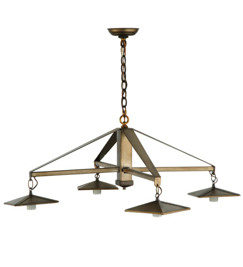 41"W Kirkpatrick 4 Lt Chandelier