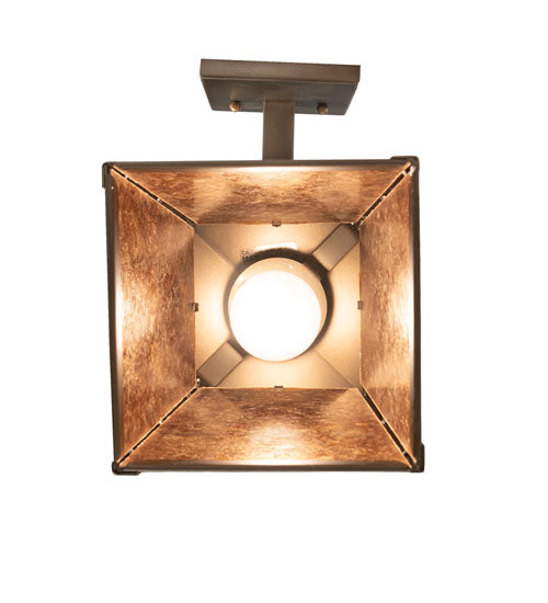 7" Wide Lone Buffalo Wall Sconce