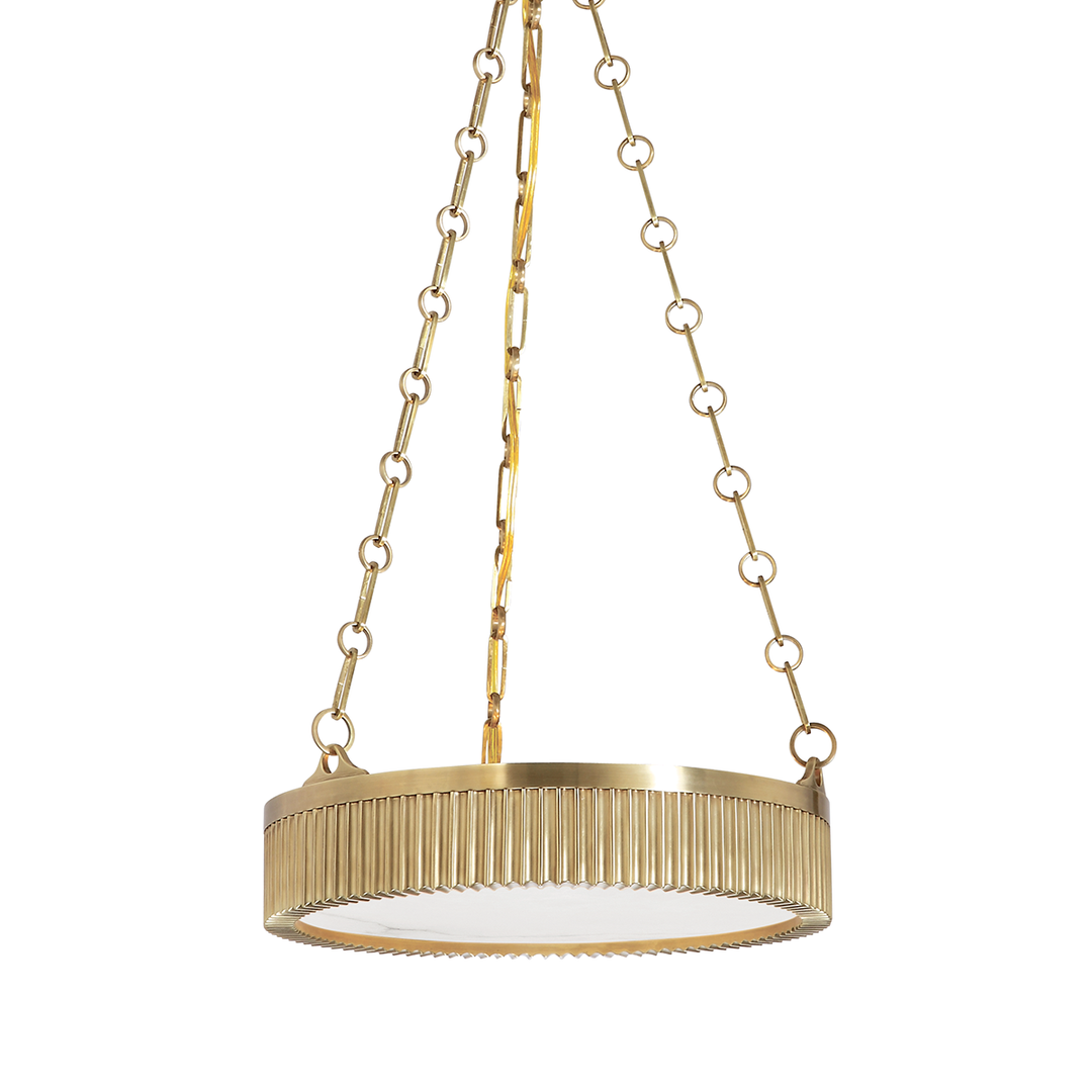 Lynden Pendant 11" - Aged Brass