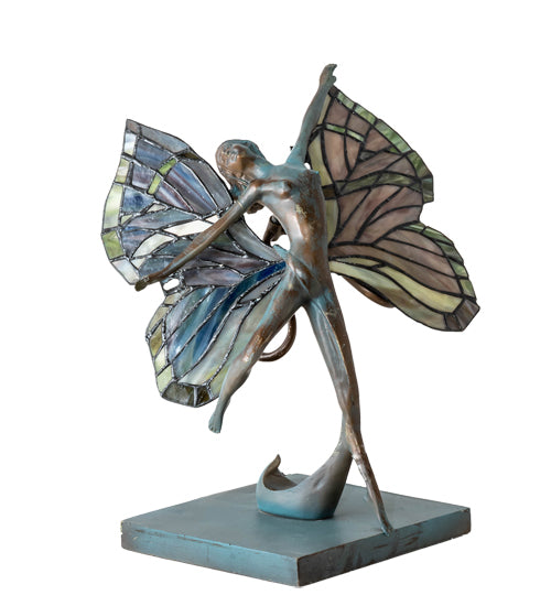 14" High Butterfly Lady Accent Lamp