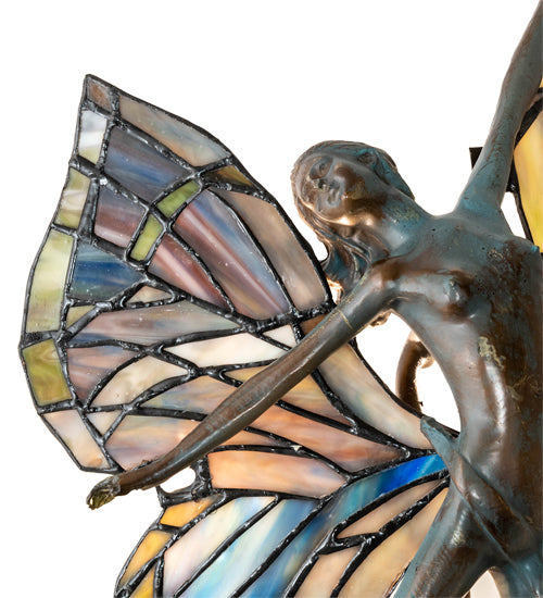 14" High Butterfly Lady Accent Lamp