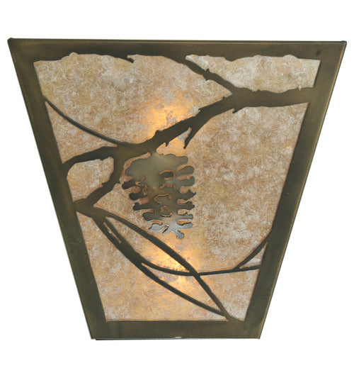 13"W Whispering Pines Wall Sconce