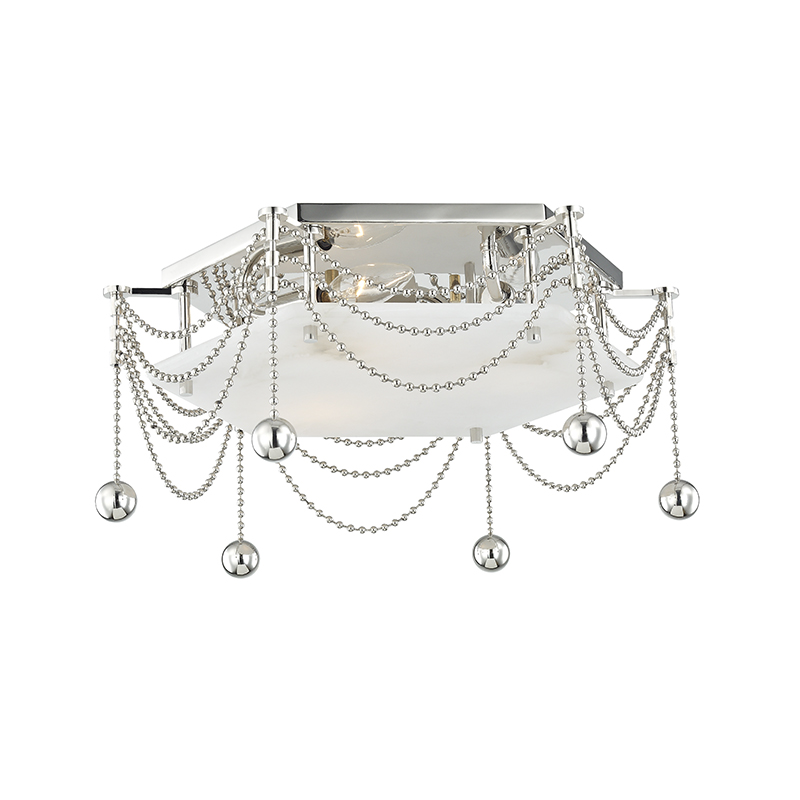 Zariah Flush Mount - Polished Nickel