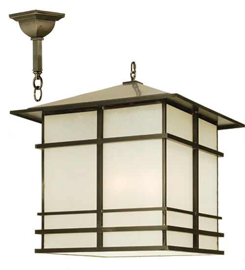 30"Sq Tea House Lantern Pendant