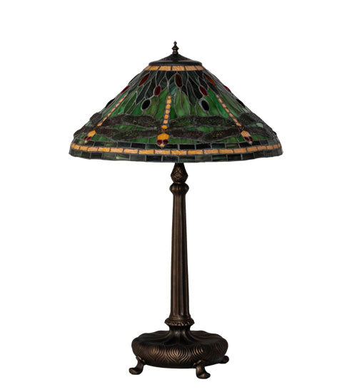 31" High Tiffany Dragonfly Table Lamp