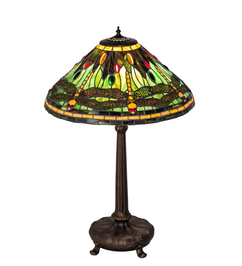 31" High Tiffany Dragonfly Table Lamp