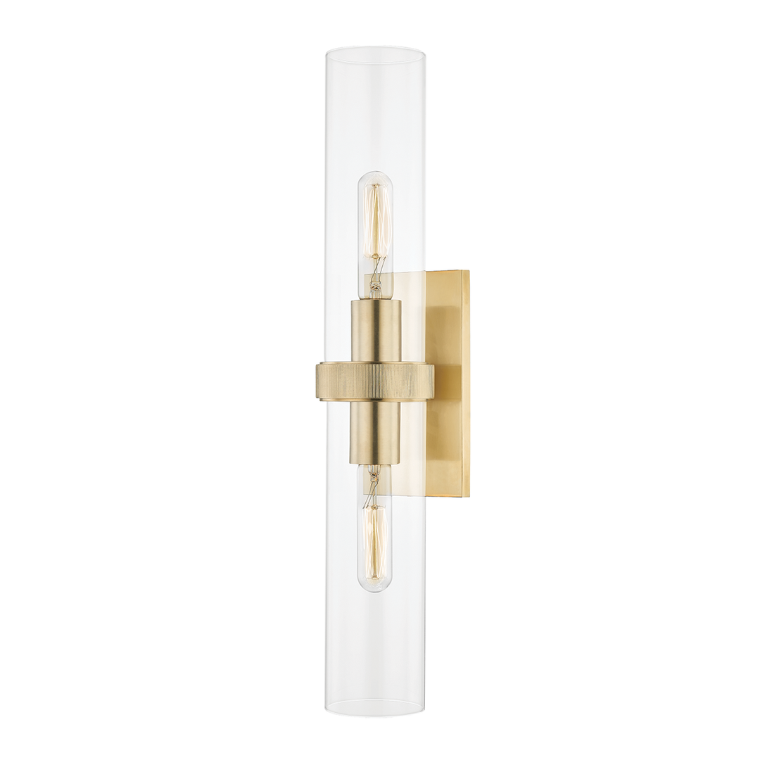 Briggs Wall Sconce 23" - Aged Brass