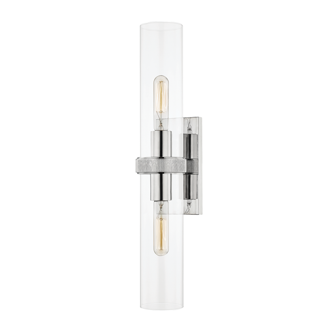 Briggs Wall Sconce 23" - Polished Nickel