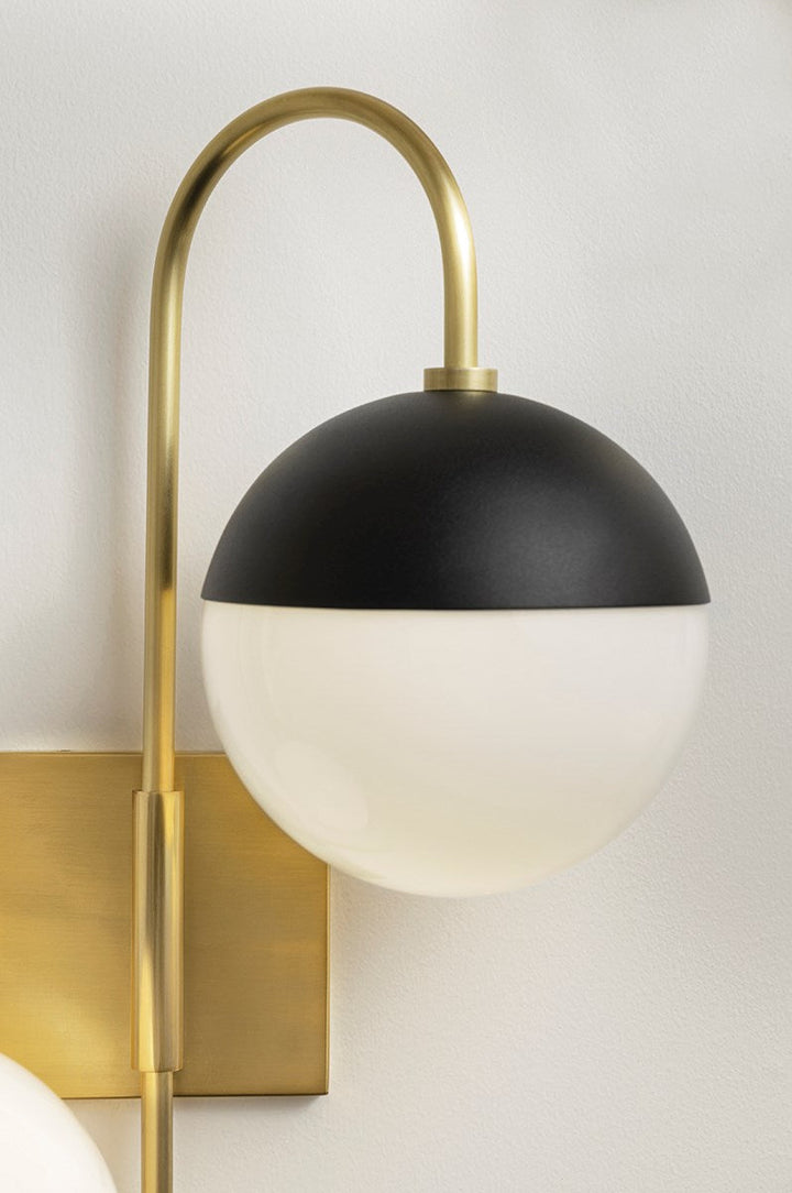 Renee Wall Sconce 23" - Aged Brass/Dusk Black