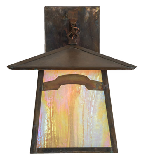 12"W Stillwater Mountain View Hanging Wall Sconce