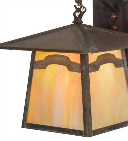 12"W Stillwater Mountain View Hanging Wall Sconce