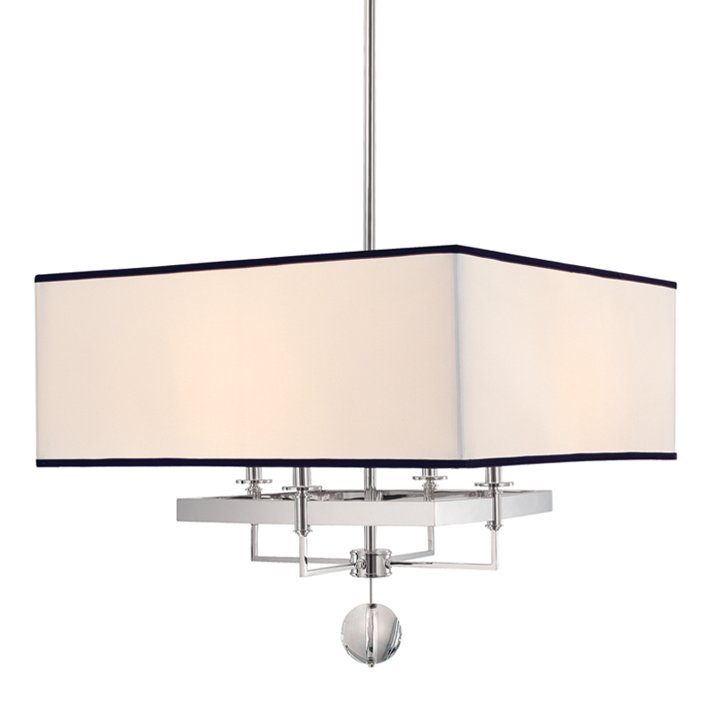 Gresham Park Chandelier - Polished Nickel