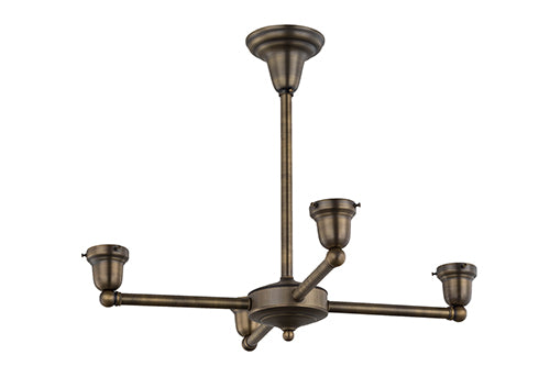 27" Wide Revival Oyster Bay Goblet 4 Lt Chandelier