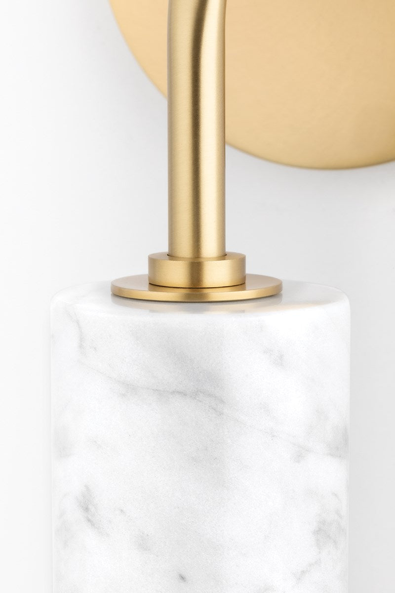 Asime Wall Sconce 14" - Aged Brass