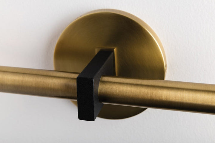 Colette Wall Sconce - Aged Brass/Dusk Black