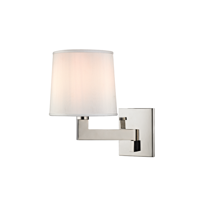 Fairport Wall Sconce 7" - Polished Nickel