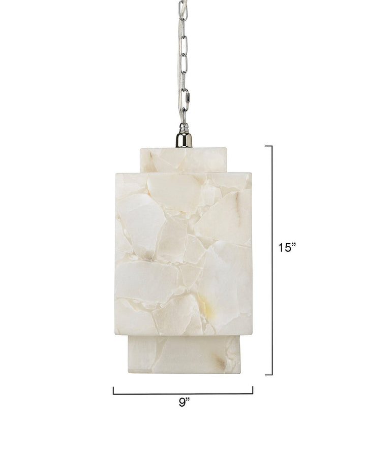 Borealis Cube Pendant-White