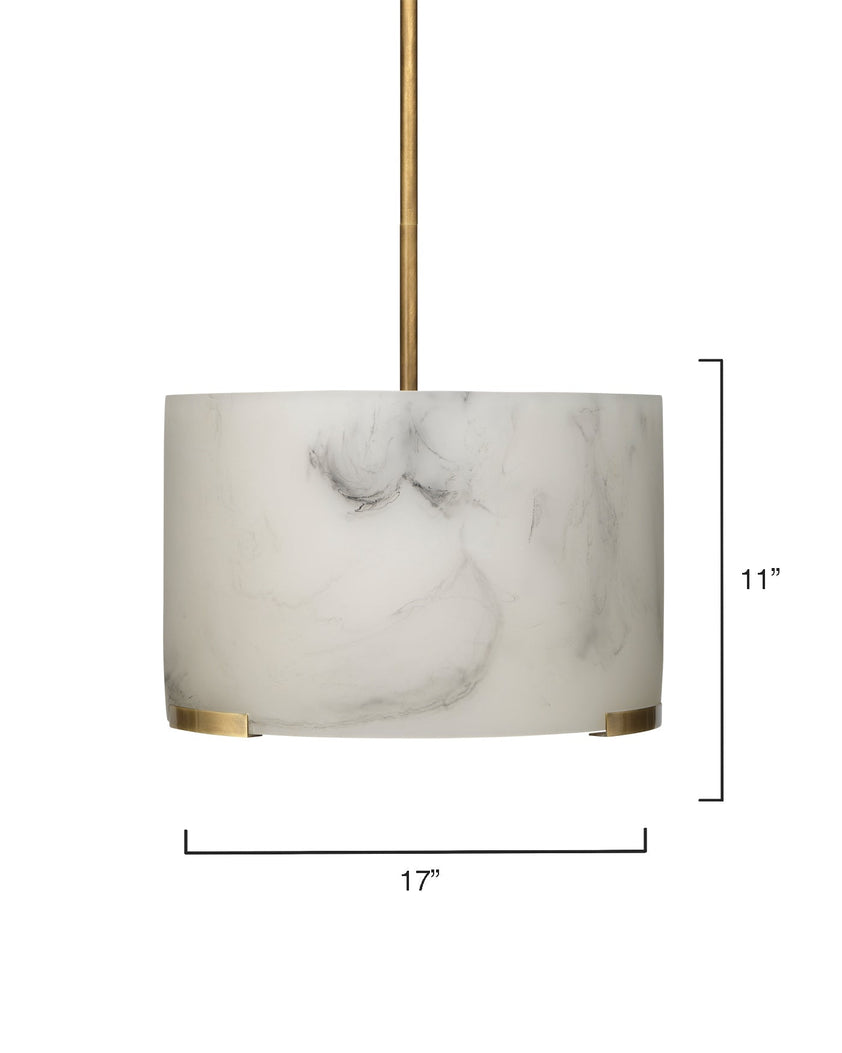 Elancourt Pendant-White