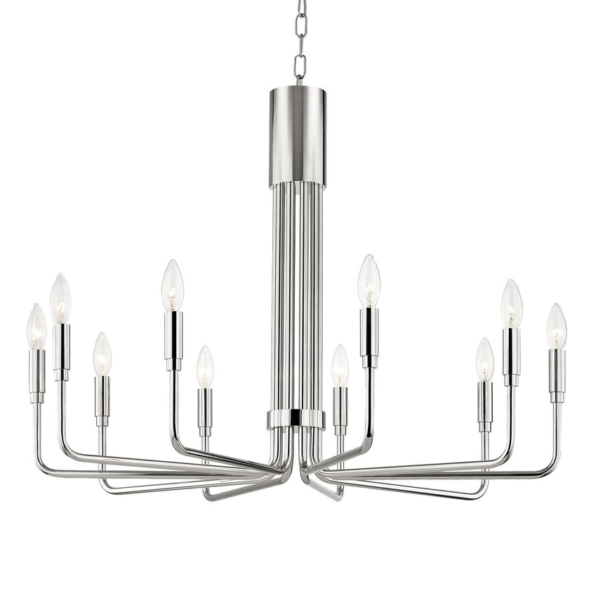 Brigitte Pendant 24" - Polished Nickel