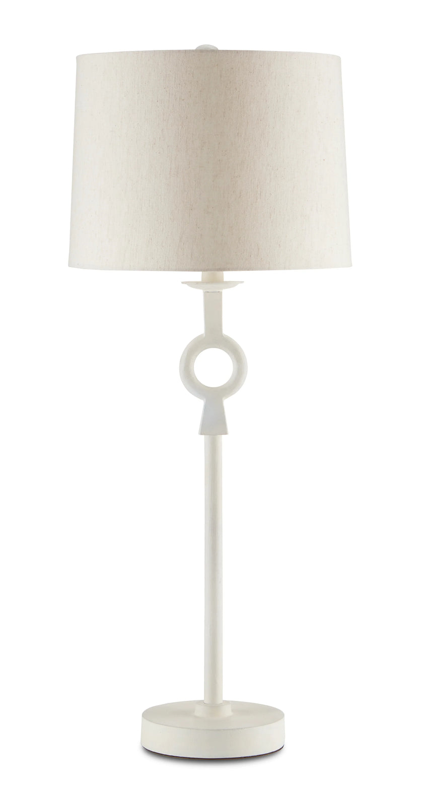 Germaine White Table Lamp