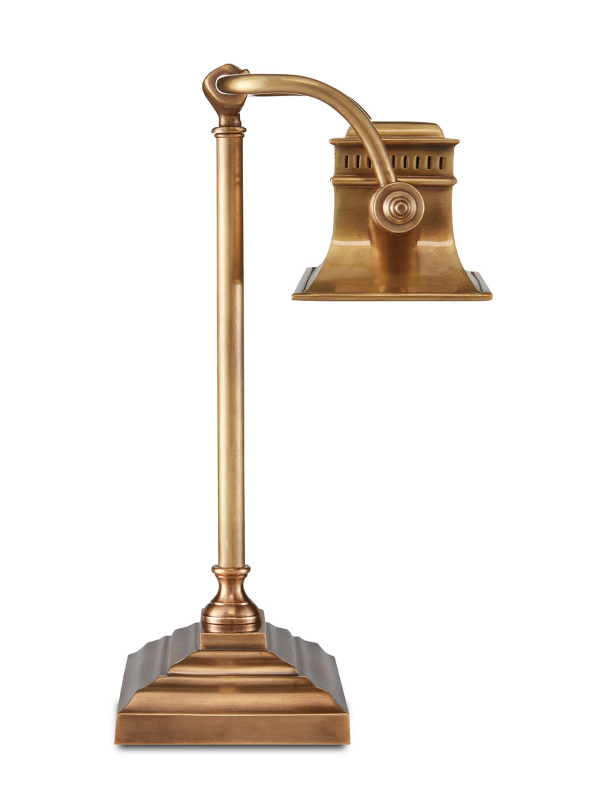 Malvasia Brass Desk Lamp