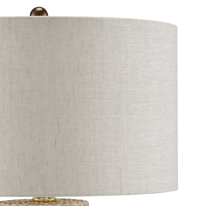 Polka Dot Ivory Table Lamp