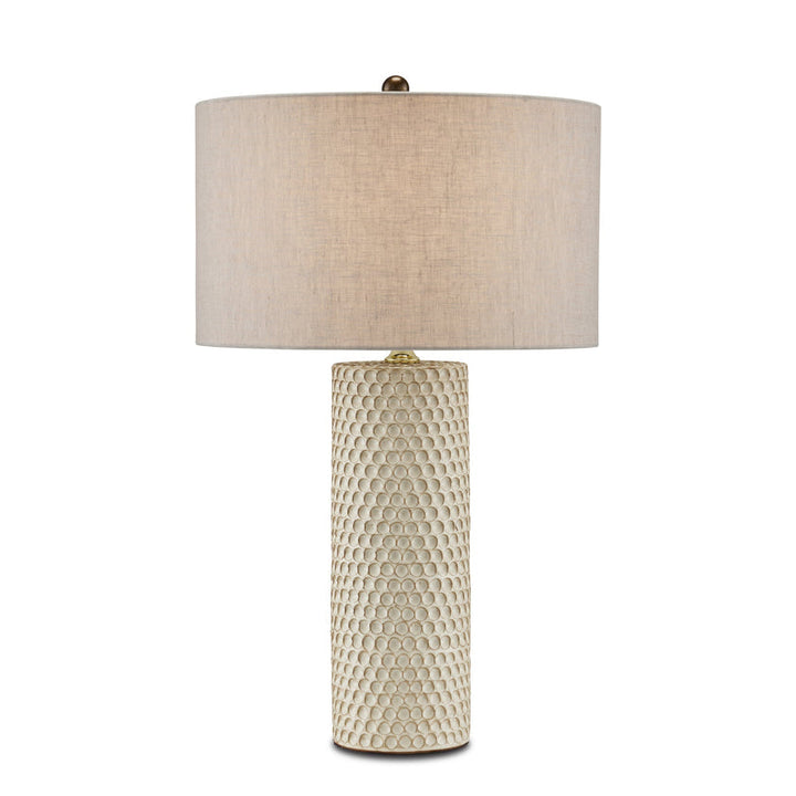 Polka Dot Ivory Table Lamp