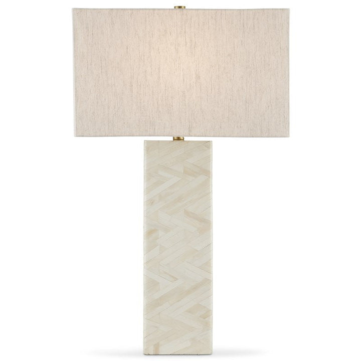 Elegy White Table Lamp