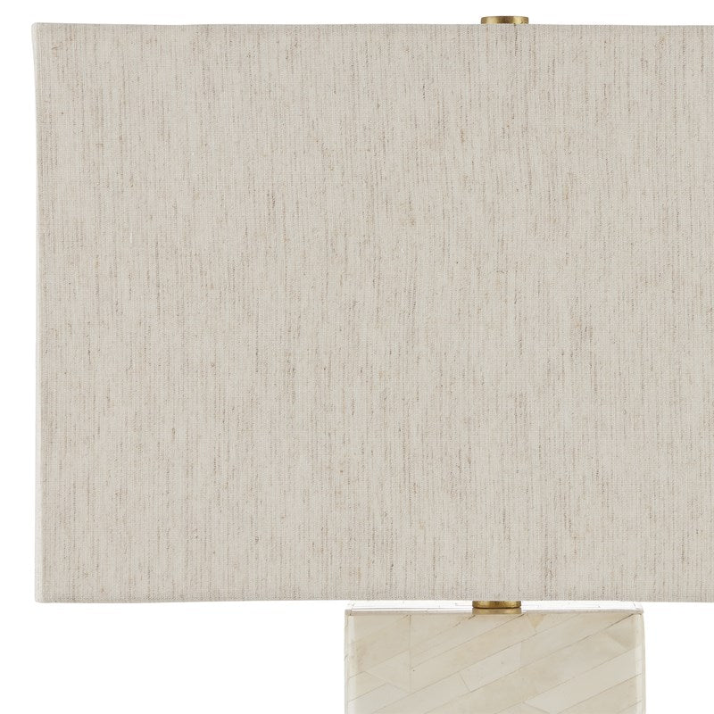 Elegy White Table Lamp