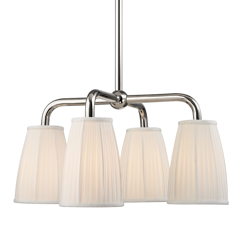 Malden Chandelier - Polished Nickel