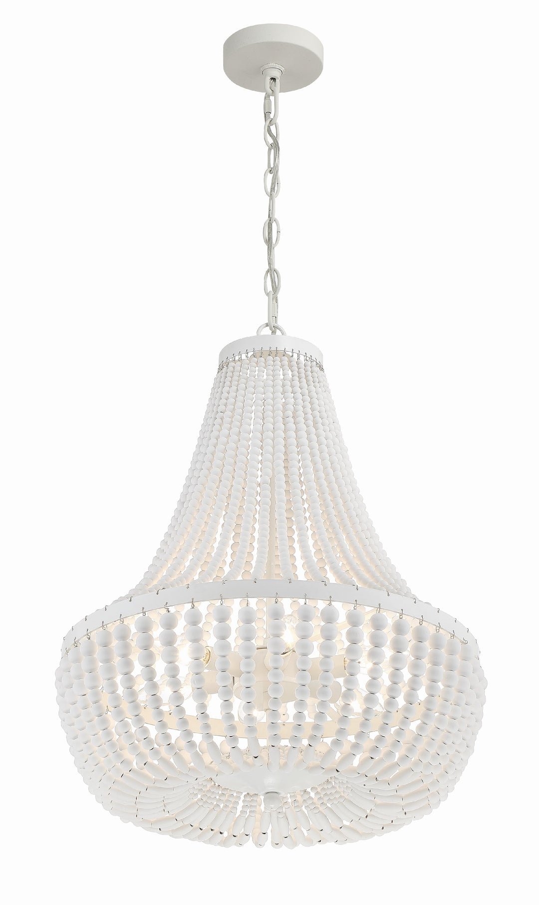 Crystorama Rylee 6 Light Antique Gold Chandelier