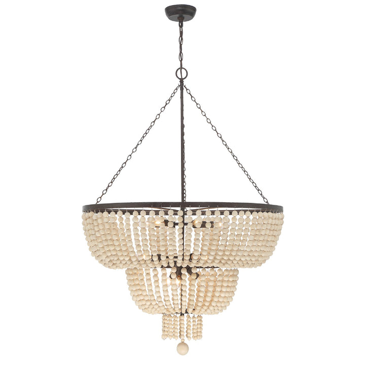 Rylee 12 Light Antique Gold Chandelier