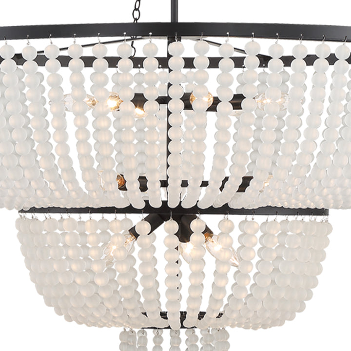 Crystorama Rylee 12 Light Antique Gold Chandelier