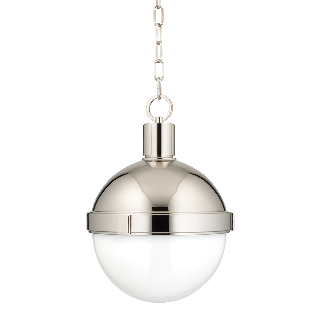 Lambert Pendant 16" - Polished Nickel