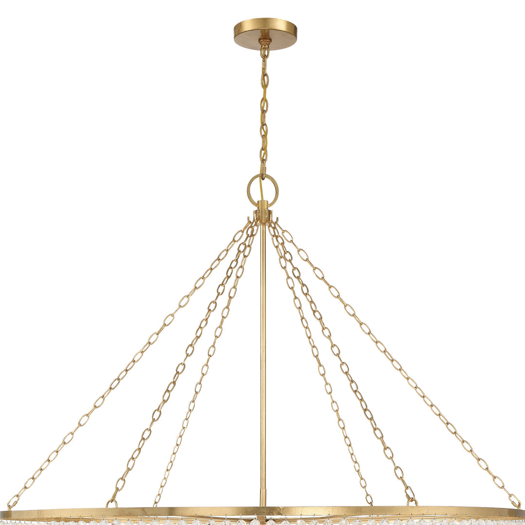 Crystorama Rylee 24 Light Antique Gold Chandelier