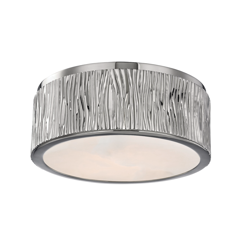 Crispin Flush Mount 9" - Polished Nickel