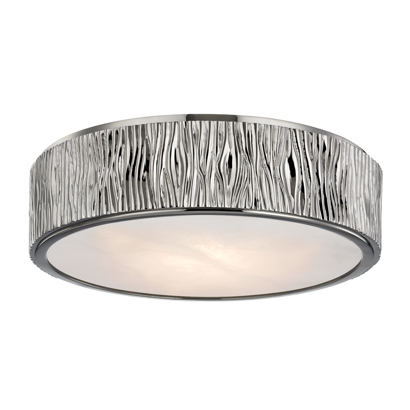 Crispin Flush Mount 13" - Polished Nickel