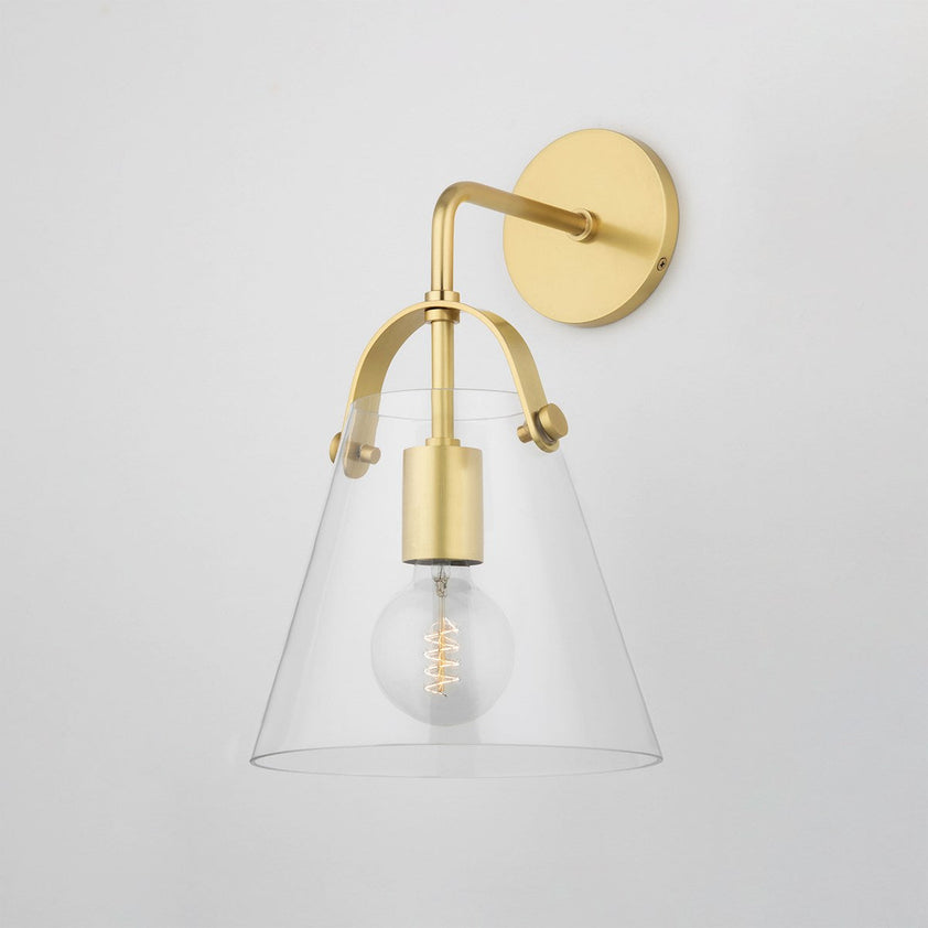 Karin Wall Sconce - Aged Brass