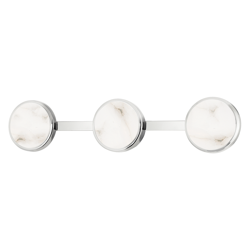 Meander 3 Light Bath And Vanity - Polished Nickel