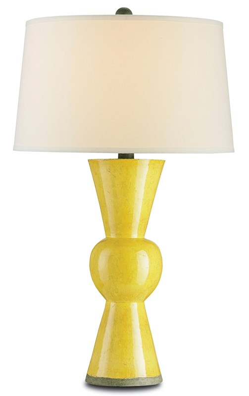 Upbeat Yellow Table Lamp