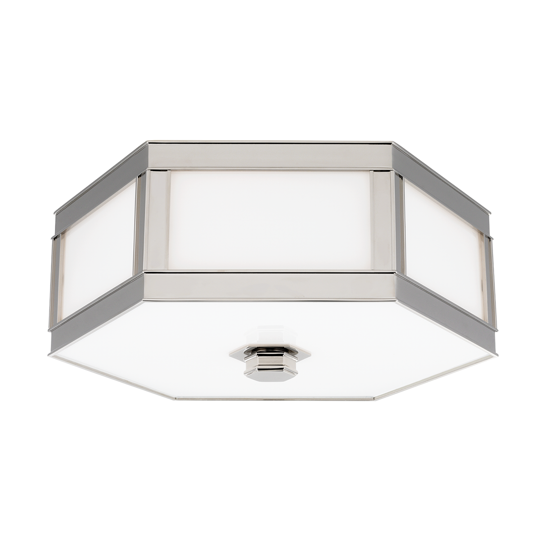 Nassau Flush Mount 13" - Polished Nickel