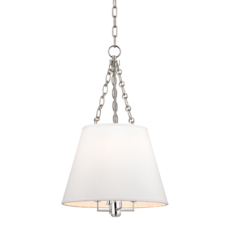 Burdett Pendant 24" - Polished Nickel