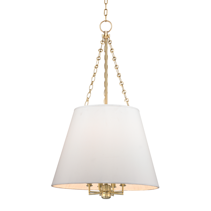 Burdett Pendant 36" - Aged Brass